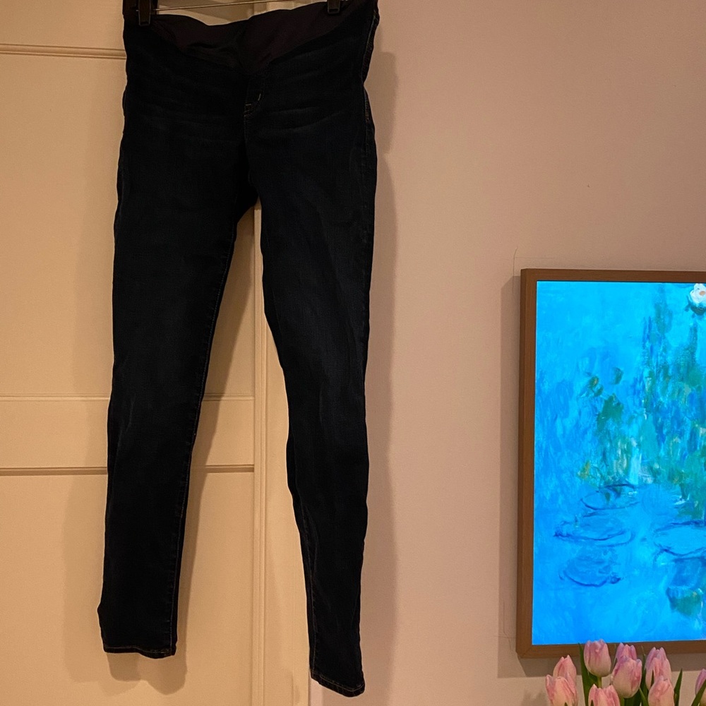 Madewell maternity over the bump skinny jeans